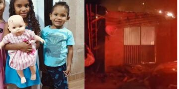 Dois irmãos morrem carbonizados após casa pegar fogo em Água Branca