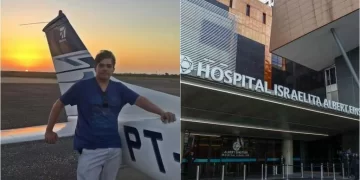 Médico que sofreu acidente em aeronave é transferido para Hospital Albert Einstein