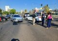 Motorista invade sinal vermelho e causa grave acidente na zona leste de Teresina
