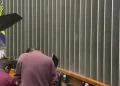 Tempestade atinge Brasília e inunda tribuna da Câmara dos Deputados