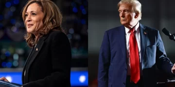 Kamala e Trump empatam em primeira urna apurada nas eleições dos EUA