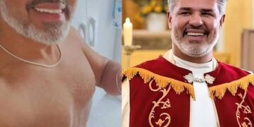 Padre é afastado após vazarem fotos íntimas com outro homem