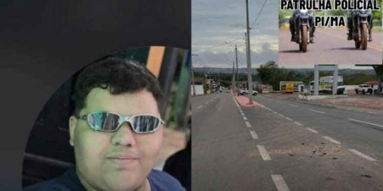 Adolescente morre após colidir moto em ônibus escolar na BR-135, em Bom Jesus