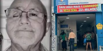 Idoso morre 24 dias após ganhar R$ 201 milhões na Mega-Sena