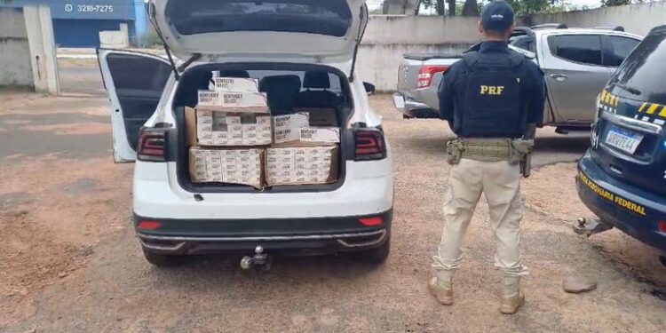 Polícia Rodoviária Federal apreende 50 mil cigarros de origem americana no Piauí