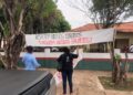 Agentes de saúde realizam manifestação por conta do salário atrasado em José de Freitas