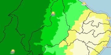 INMET emite alertas para chuvas intensas em todo o Piauí nesta segunda-feira (6)
