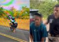 Jovem empina moto diante de viatura da Polícia Civil e acaba preso em Altos