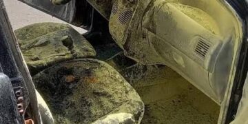 Celular explode e provoca incêndio em banco de veículo em bairro de Teresina