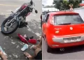 Motorista foge após atropelar motociclista na Av. Vilmary, em Teresina