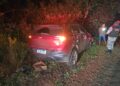 Acidente com animal de grande porte deixa veículo destruído na PI-113, em José de Freitas