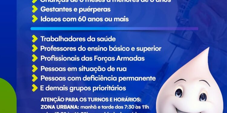 Prefeitura de Cabeceiras reforça campanha de vacinação contra a gripe em todas as UBS