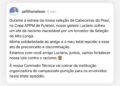 Prefeito Zé Filho divulga nota de repúdio por ato de racismo contra jogador da seleção de Cabeceiras