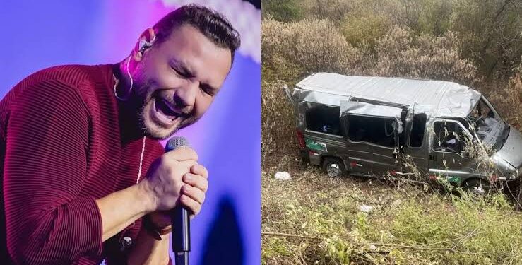 Cantor Lenno, da banda Desejo de Menina, se envolve em acidente com uma morte e sete feridos