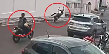 Homem é preso após empinar moto e causar acidente na cidade de Piripiri