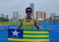 Atleta de José de Freitas se destaca no Campeonato Norte-Nordeste Loterias Caixa Adulto 2025