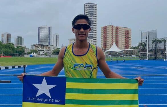Atleta de José de Freitas se destaca no Campeonato Norte-Nordeste Loterias Caixa Adulto 2025