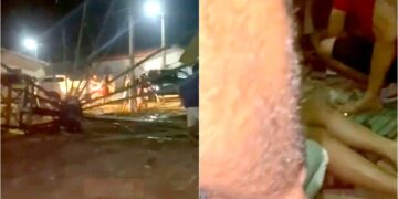 Brinquedo de parque de diversões desaba e deixa feridos no Norte do Piauí