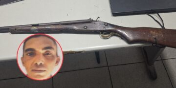 Homem é preso após ameaçar mulher com espingarda e facão em Demerval Lobão