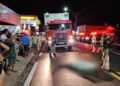 Idoso morre atropelado por caminhão-baú ao atravessar a BR-343, em Campo Maior