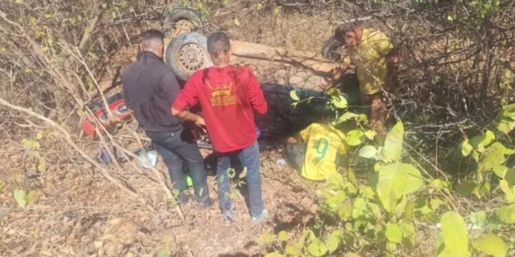 Motorista é resgatado com vida após cair em ribanceira na BR-230, em Oeiras