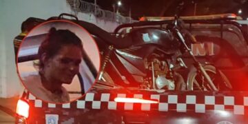 Mulher é flagrada com moto roubada e diz que foi herança de ex-marido em Teresina
