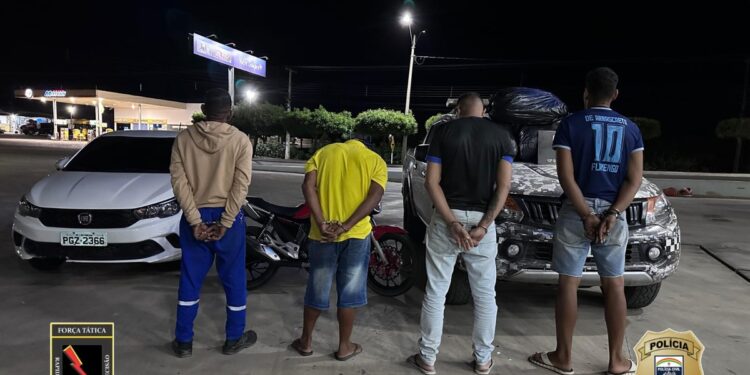 Operação integrada apreende 83 kg de maconha e prende quatro pessoas no Piauí