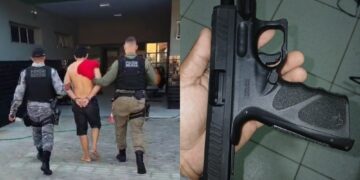Polícia prende homem por ameaças à companheira e apreende arma em Parnaíba