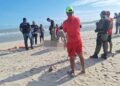 Turista é encontrado morto em área rasa da praia da Pedra do Sal, em Parnaíba