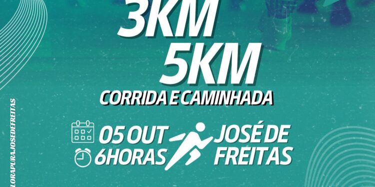 Corrida “Se Cuidar é Viver” da Flora Pura acontece dia 5 de outubro em José de Freitas