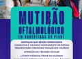 Mutirão de Oftalmologia leva atendimento gratuito à população de Cabeceiras