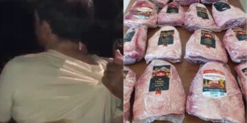 Homem é preso ao tentar furtar peças de picanha em supermercado de Teresina