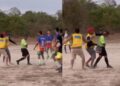 Treinador invade campo e agride árbitro após ser expulso no interior do Piauí