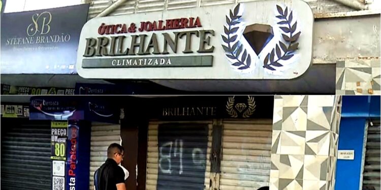Gerente é feito refém e quadrilha rouba R$ 2 milhões em joias de loja em Teresina