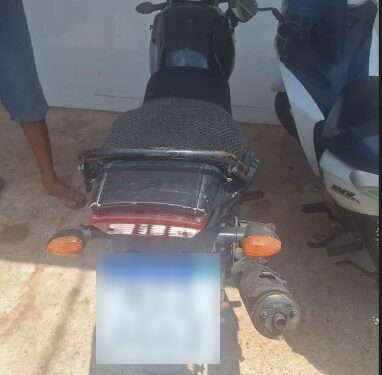 Polícia Militar recupera moto furtada e prende suspeito em José de Freitas