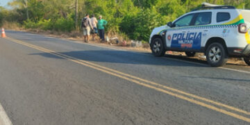 Dois irmãos morrem atropelados na PI-112 na cidade de União; motorista fugiu sem prestar socorro