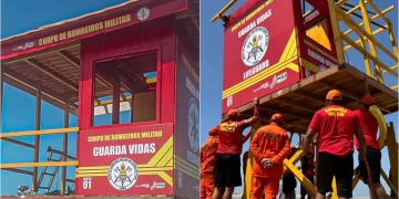 Governo do Estado instala primeiro posto de guarda-vidas em praia do Piauí
