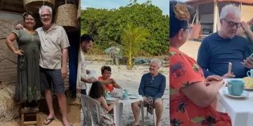 Artesã do Piauí recebe visita de Pedro Bial em Barra Grande