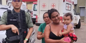Policial militar salva bebê de 1 ano após engasgo em União