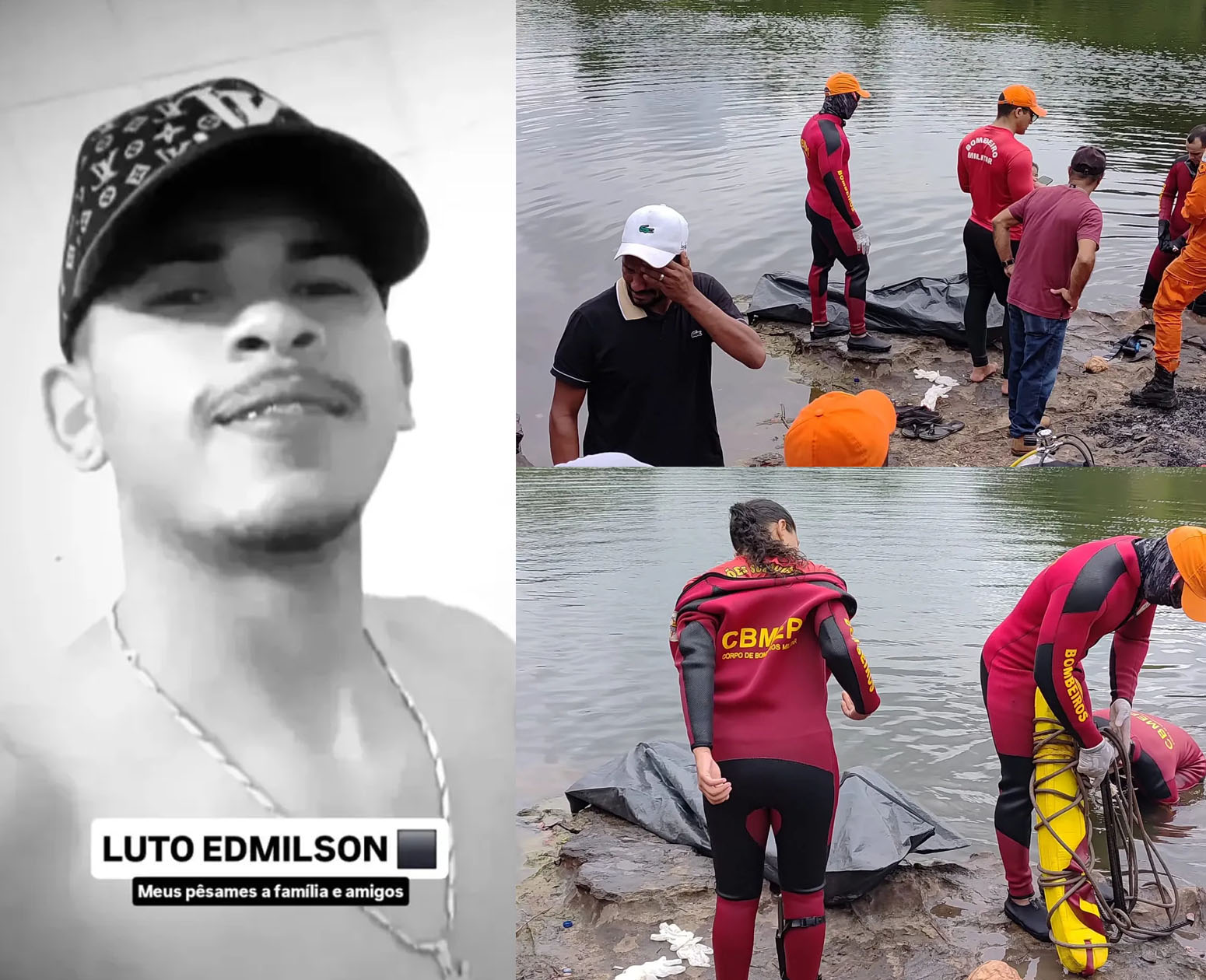 Corpo de jovem que se afogou ao buscar celular é achado no Rio Poti