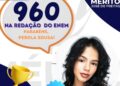 Aluna do Colégio Mérito de José de Freitas alcança 960 pontos na redação do Enem