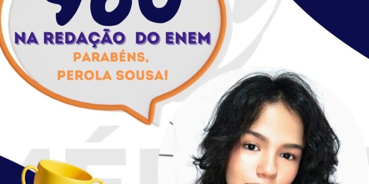 Aluna do Colégio Mérito de José de Freitas alcança 960 pontos na redação do Enem