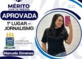 Aluna Manuela Ximenes conquista 1º lugar em Jornalismo na UFPI