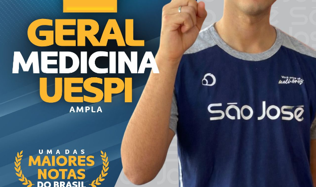 Aluno do São José faz maior nota do Brasil no ENEM e garante 1º lugar em Medicina na UESPI