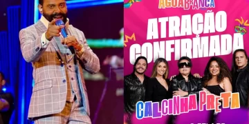 Pablo e Calcinha Preta são confirmados no Carnaval 2026 de Água Branca