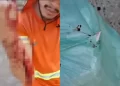 Vidro descartado de forma irregular fere trabalhador da coleta de lixo em Teresina