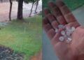 Chuva de granizo surpreende moradores no interior do Piauí