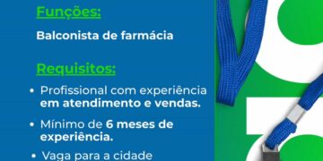 Farma Forte abre vaga para vendedor(a) balconista em José de Freitas