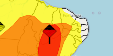 Inmet divulga alerta de grande perigo e acumulado de chuvas para mais de 100 municípios do Piauí