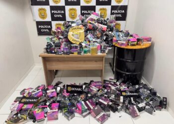 Casal é preso com cigarros eletrônicos avaliados em R$ 300 mil em Teresina